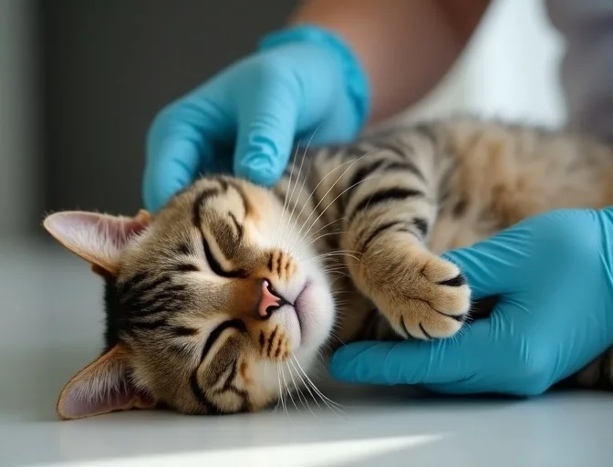 Specialist carefully handling a deceased cat with dignity in Altona North